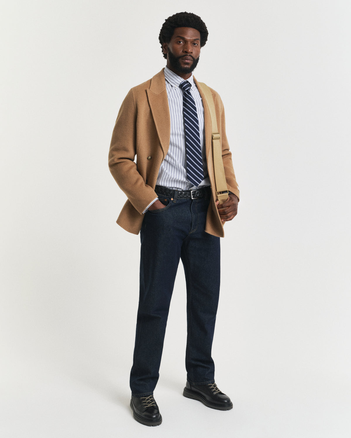 Regular Fit Striped Classic Poplin Shirt