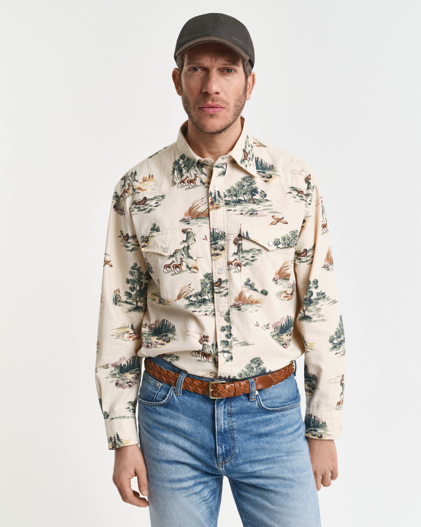 Relaxed Fit Printed Rodeo Shirt