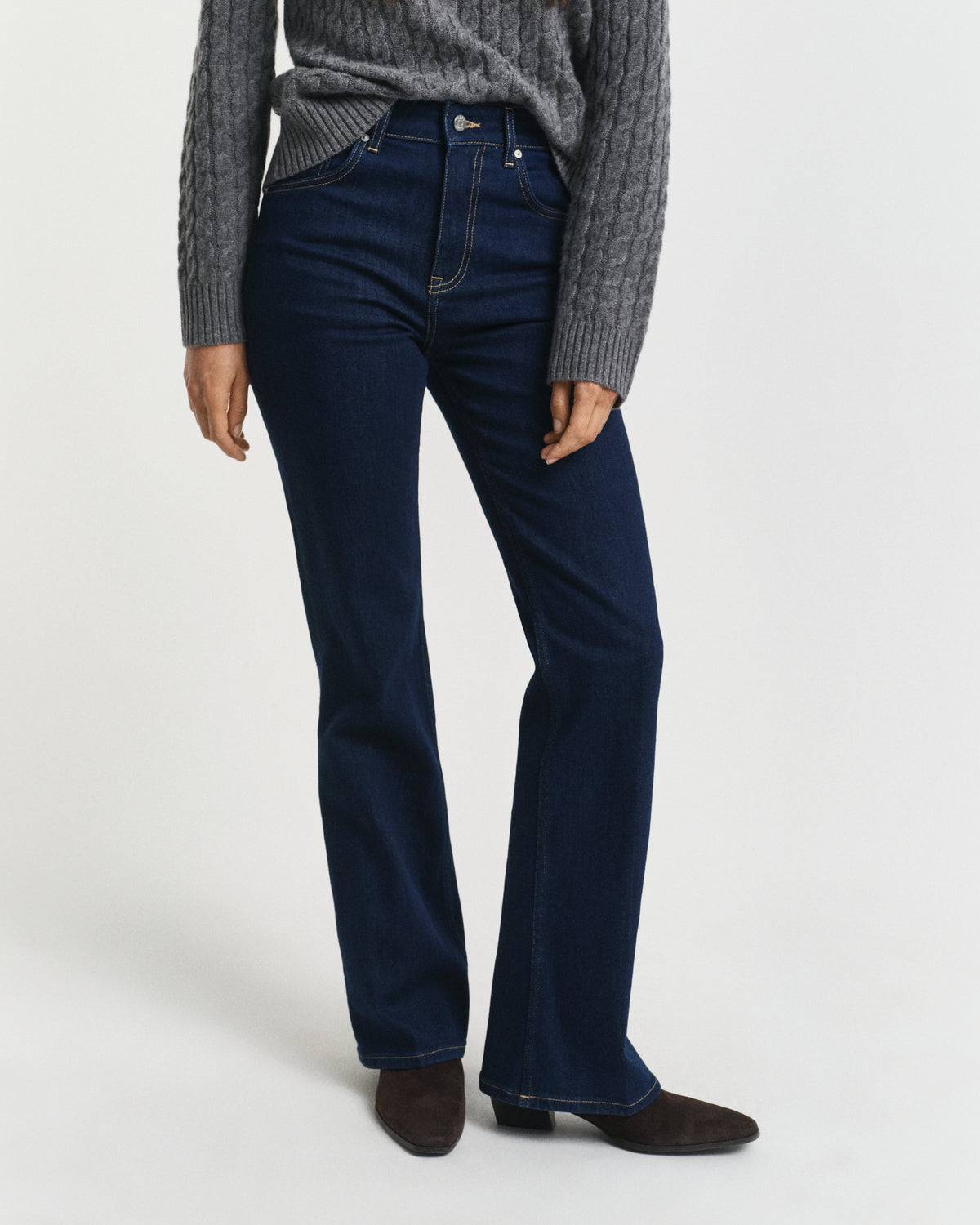 Slim Fit Flared Jeans