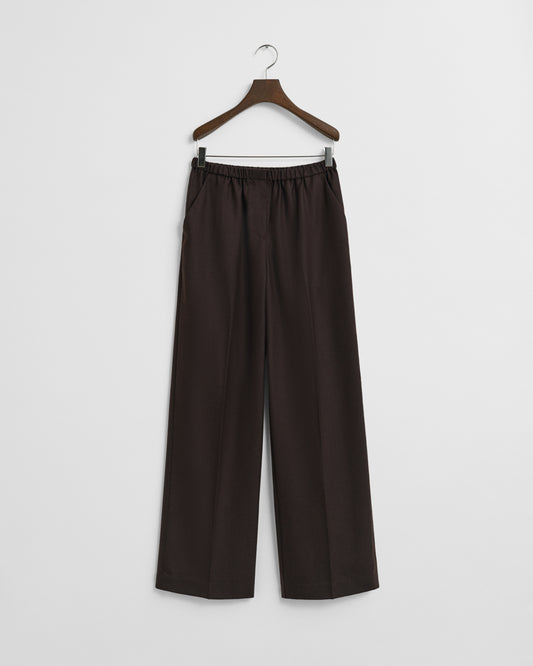 Wool Blend Pull-On Pants