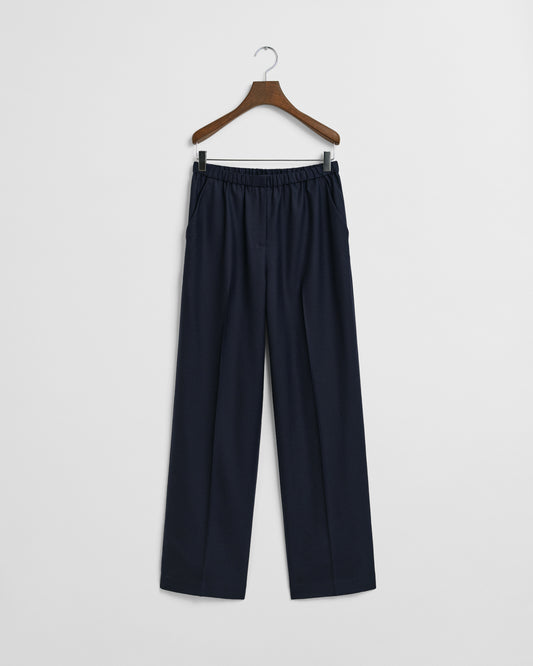 Wool Blend Pull-On Pants