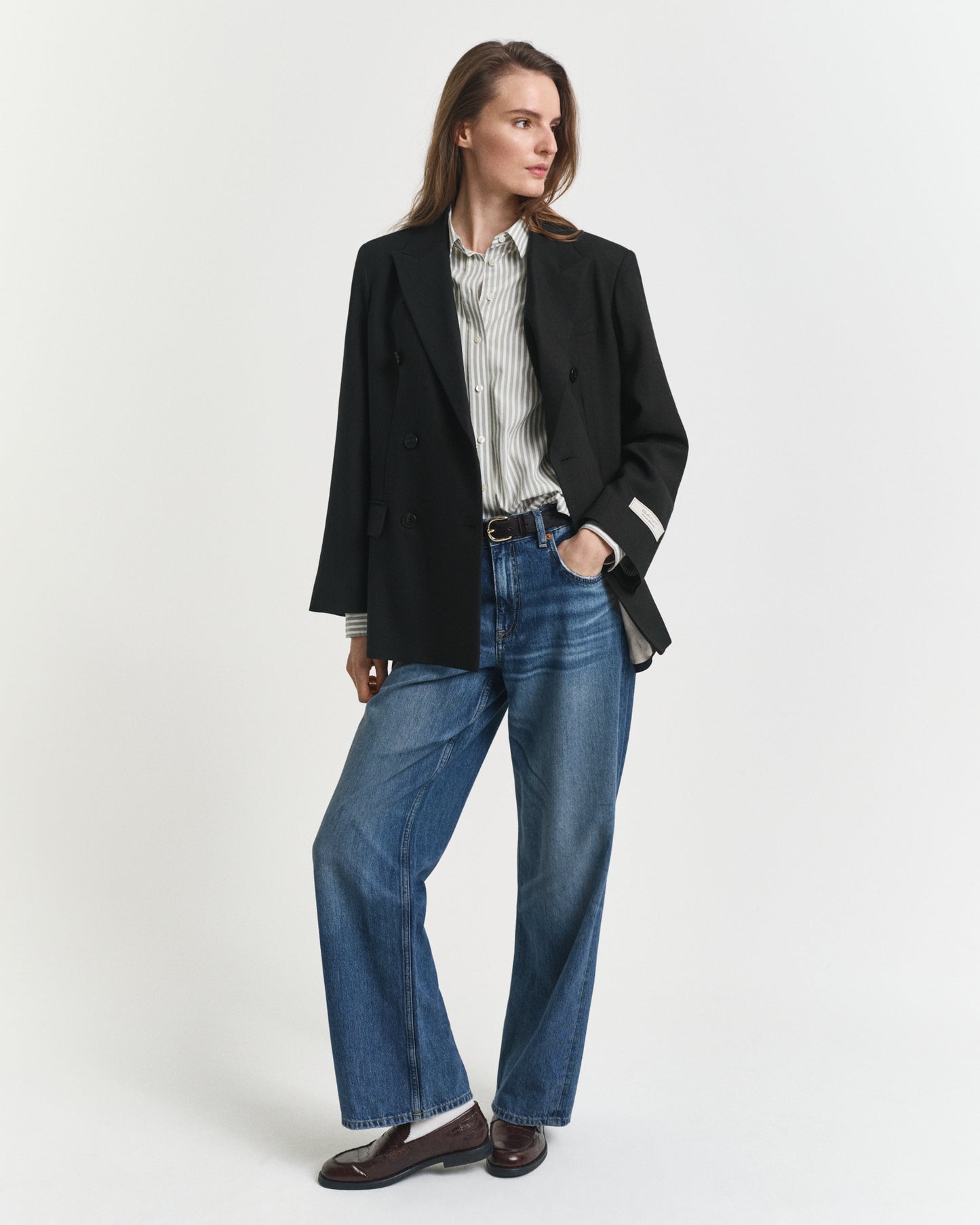 Regular Fit Classic Striped Poplin Shirt