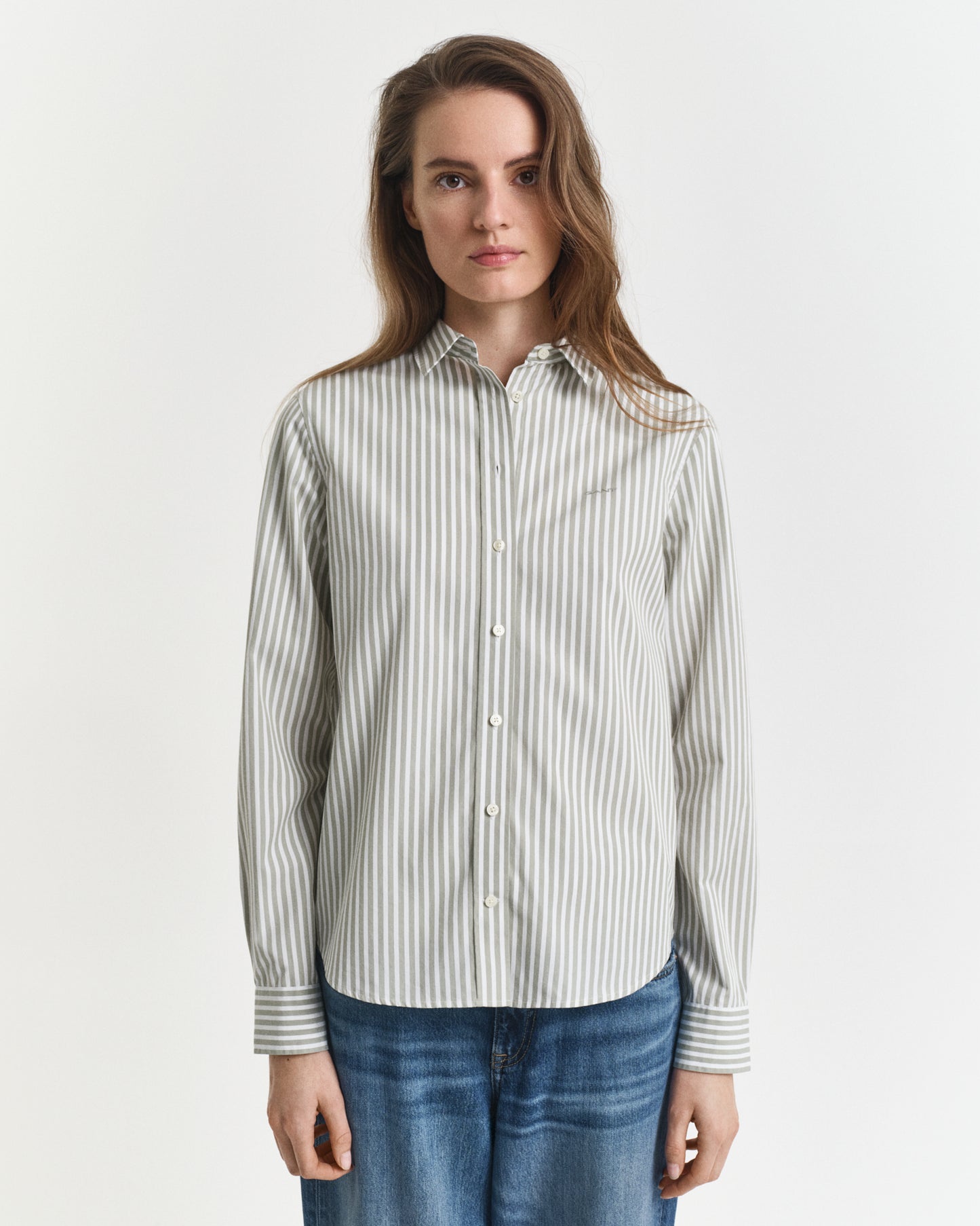 Regular Fit Classic Striped Poplin Shirt