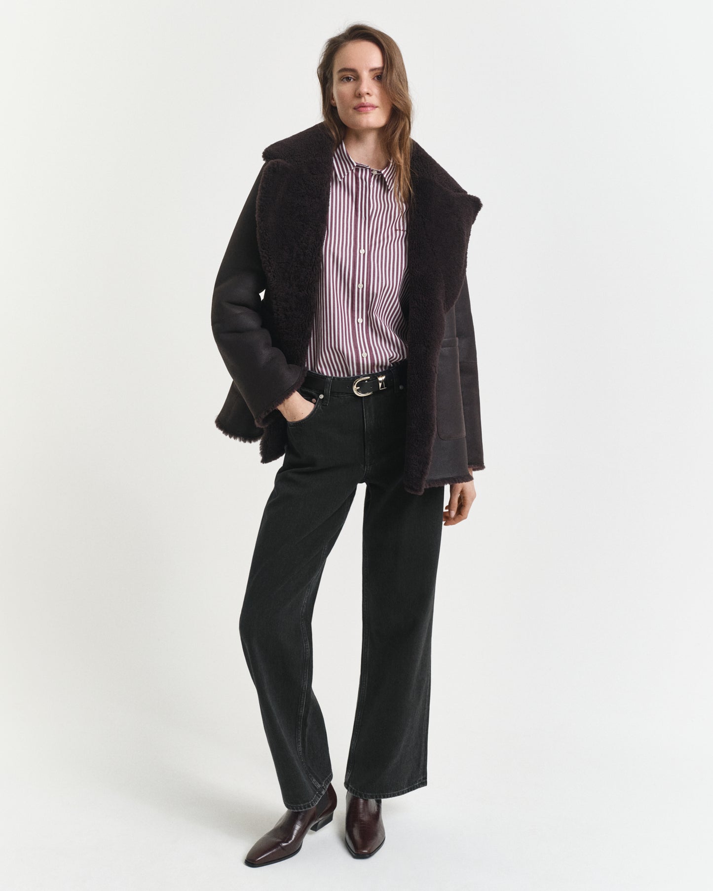 Regular Fit Classic Striped Poplin Shirt