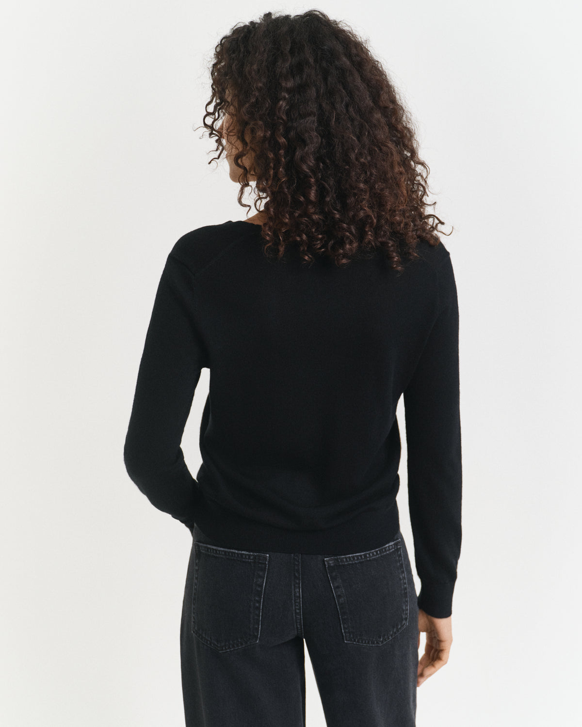 Extra Fine Merino Wool V-Neck Sweater