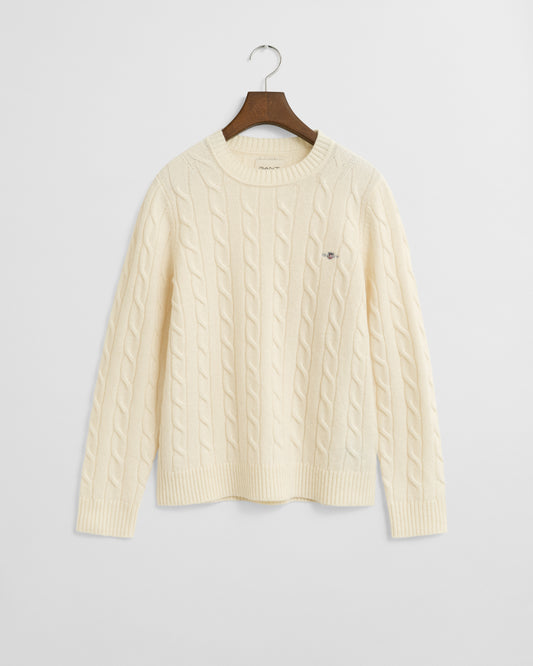 Lambswool Cable Knit Sweater