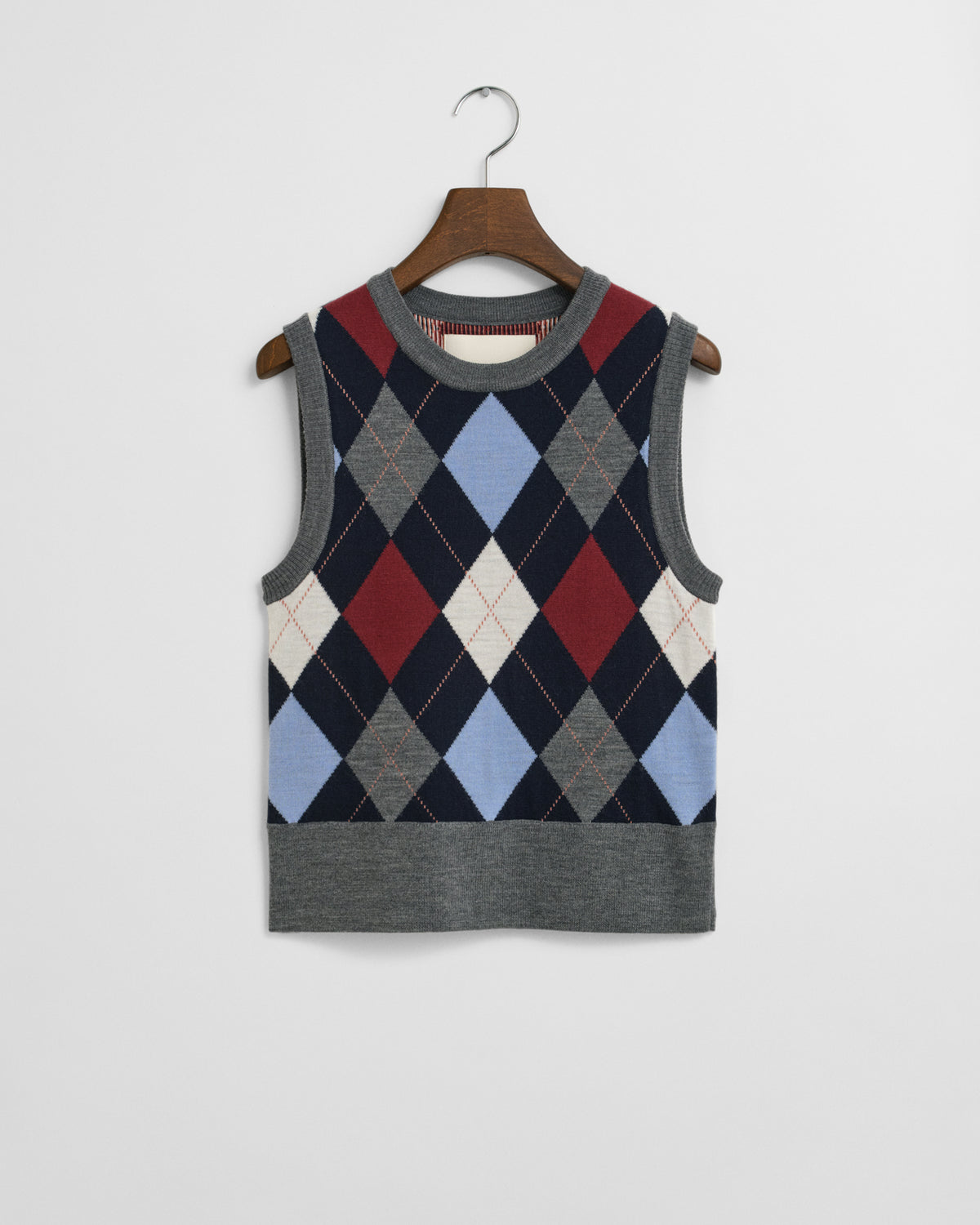 Argyle Crew Neck Vest