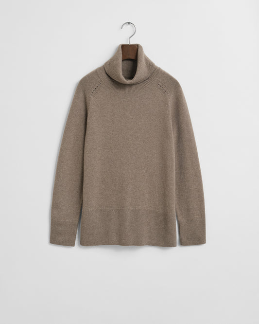 Soft Wool Cashmere Blend Turtleneck Sweater