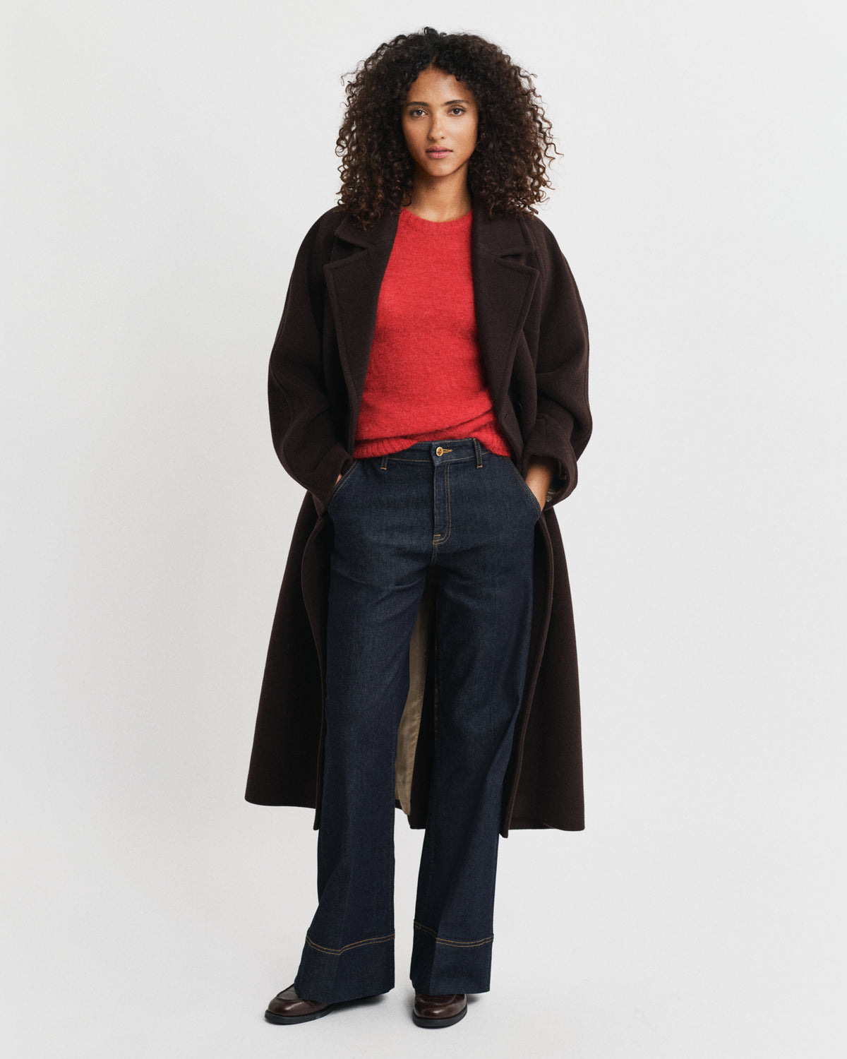 Mohair Blend Short Sleeve Crew Neck Sweater