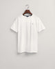 WHITE, ORIGINAL SS T-SHIRT BY GANT AU.