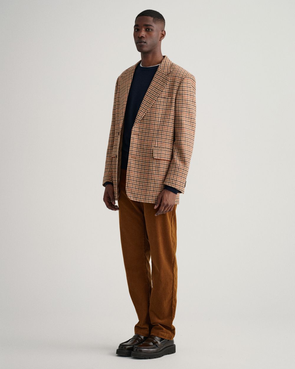 MARINE, SUPERFINE LAMBSWOOL CREW BY GANT AU.