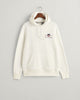 EGGSHELL, REG MEDIUM ARCHIVE SHIELD HOODIE BY GANT AU.