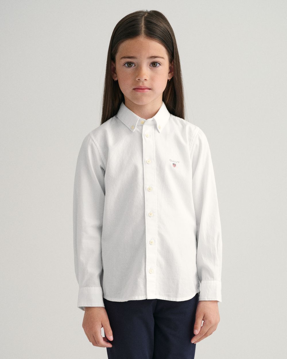 WHITE, ARCHIVE OXFORD LS B.D. SHIRT BY GANT AU.