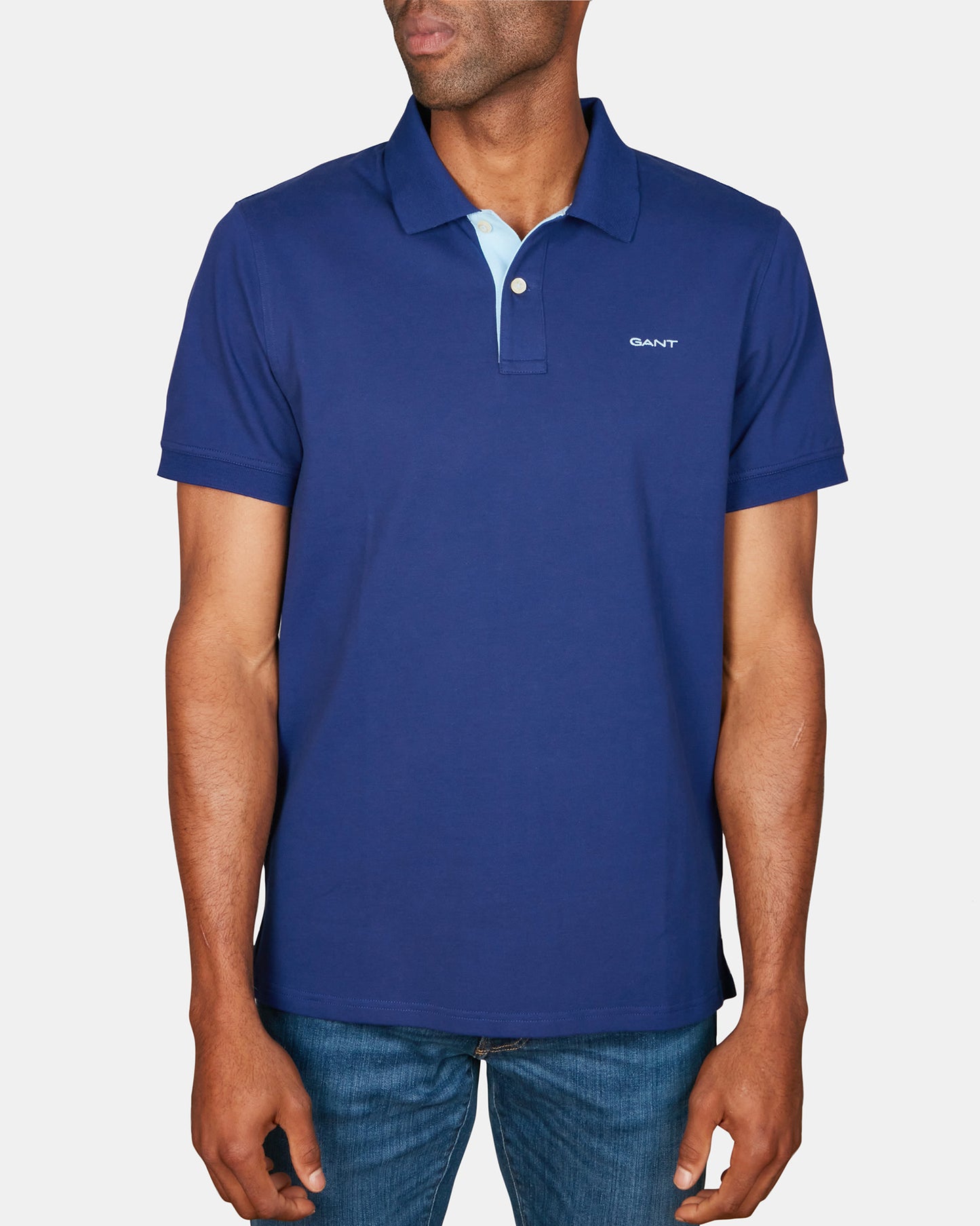 Contrast Piqué Polo Shirt