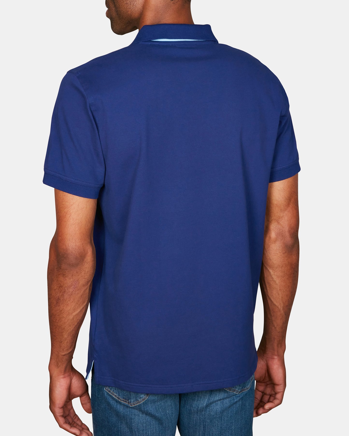 Contrast Piqué Polo Shirt