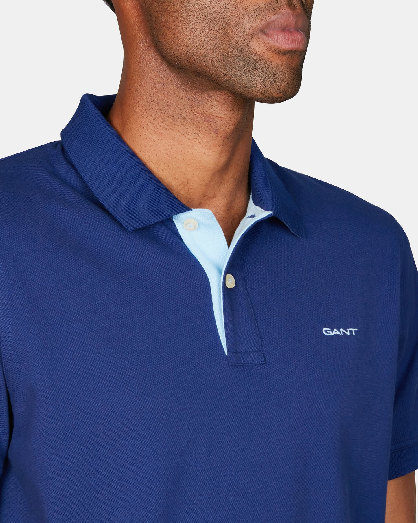 Contrast Piqué Polo Shirt