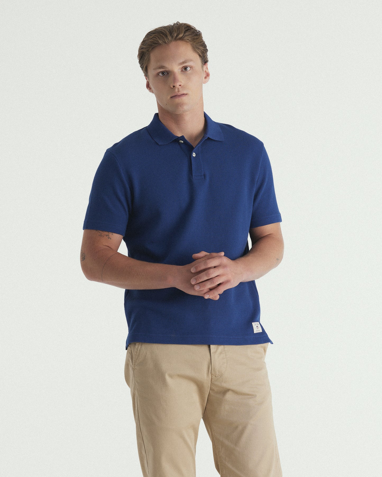 Waffle Texture Polo