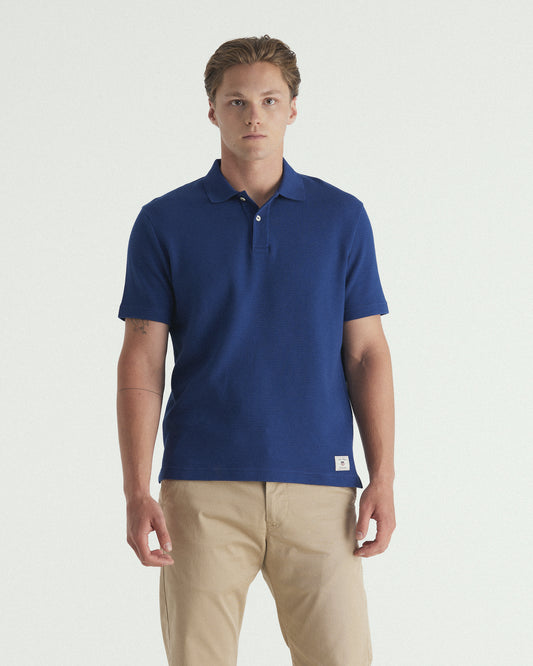 Waffle Texture Polo