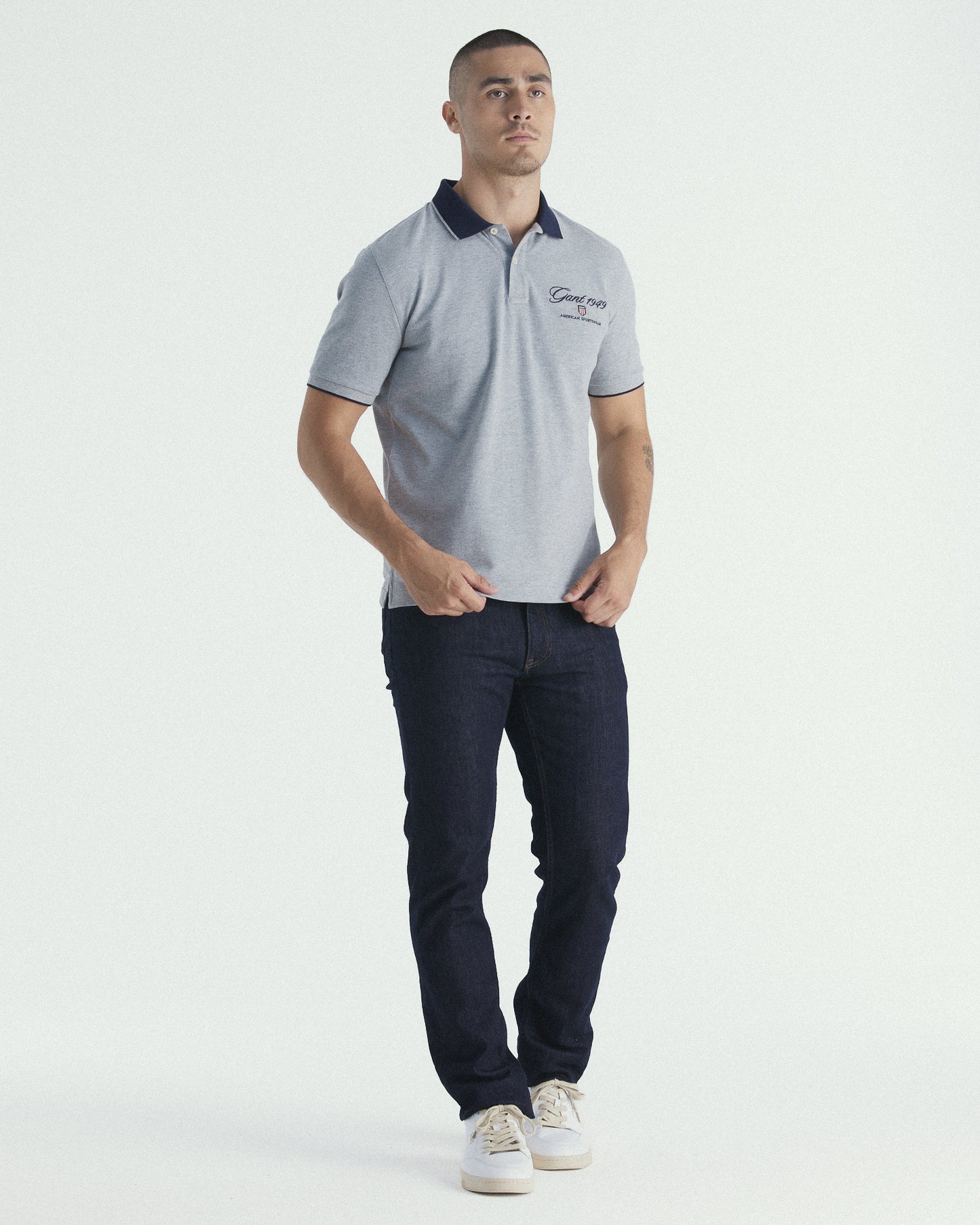 Graphic Embroidery Polo