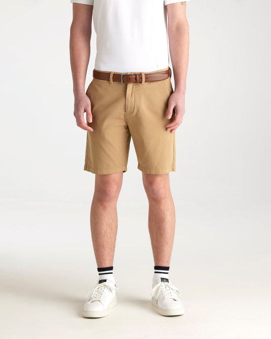 Regular Fit Dobby Chino Shorts