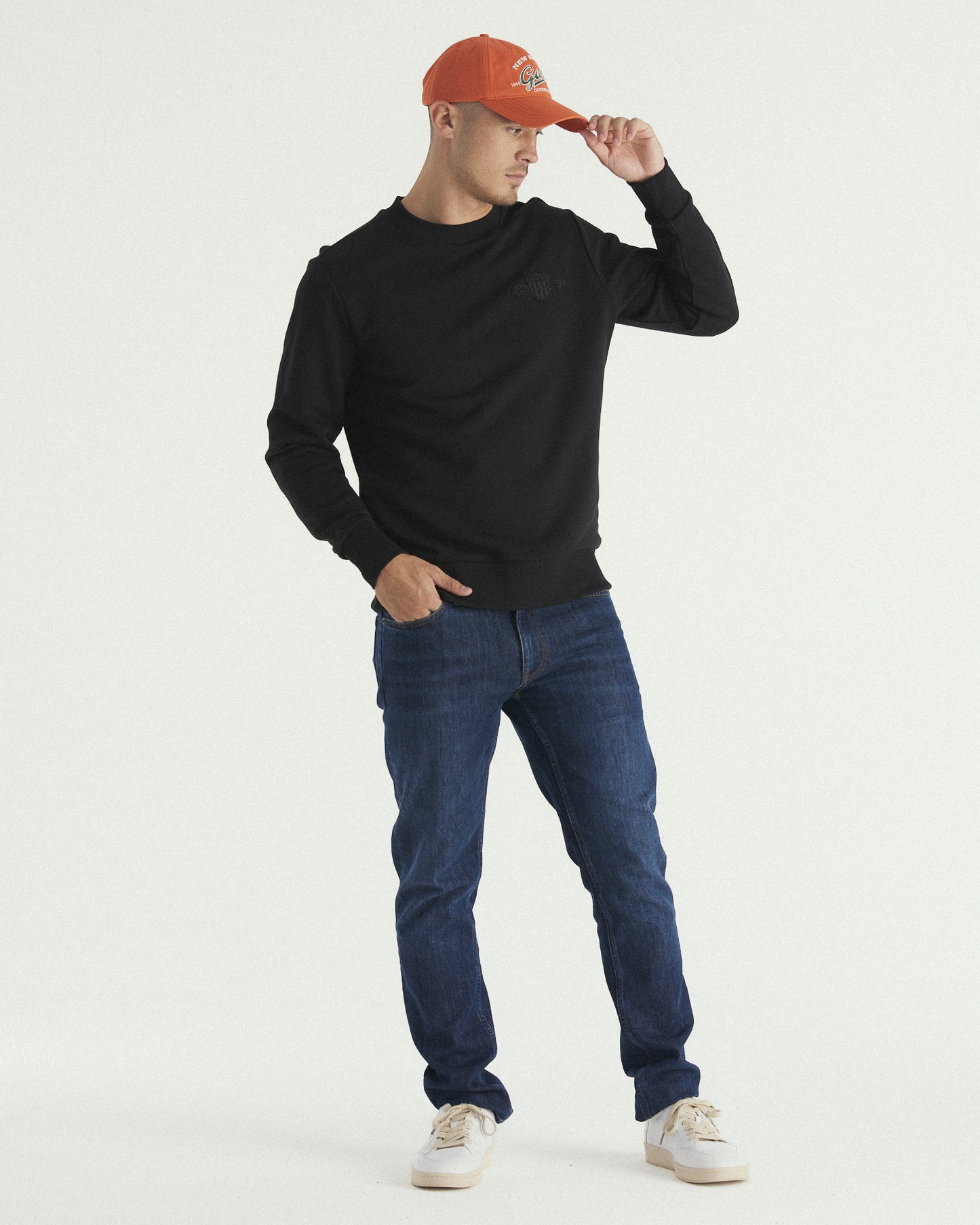 Tonal Shield Crew Neck Sweat