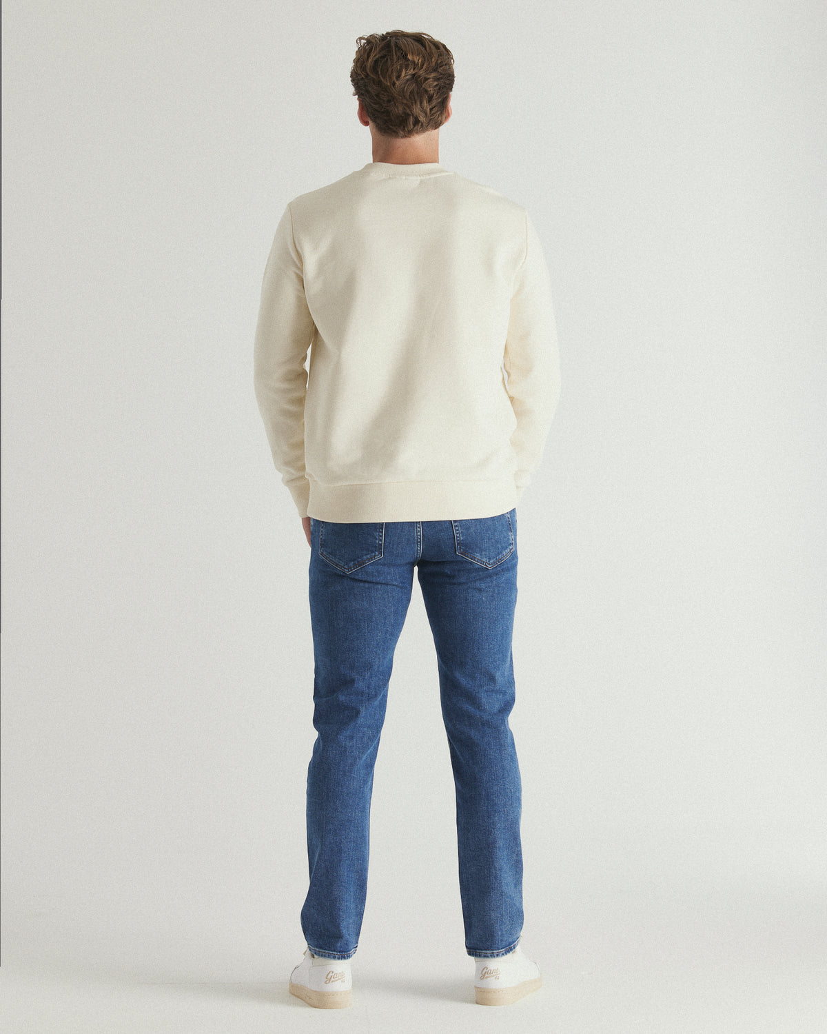 Tonal Shield Crew Neck Sweat