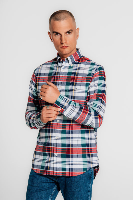Regular Fit Checked Classic Oxford Shirt