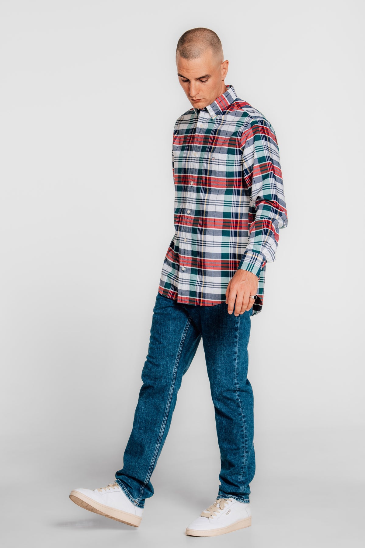 Regular Fit Checked Classic Oxford Shirt