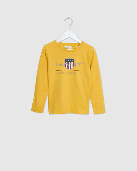 Kids Archive Shield Long Sleeve T-Shirt