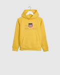 FADED SUNSET, Teens Archive Shield Hoodie BY GANT AU.