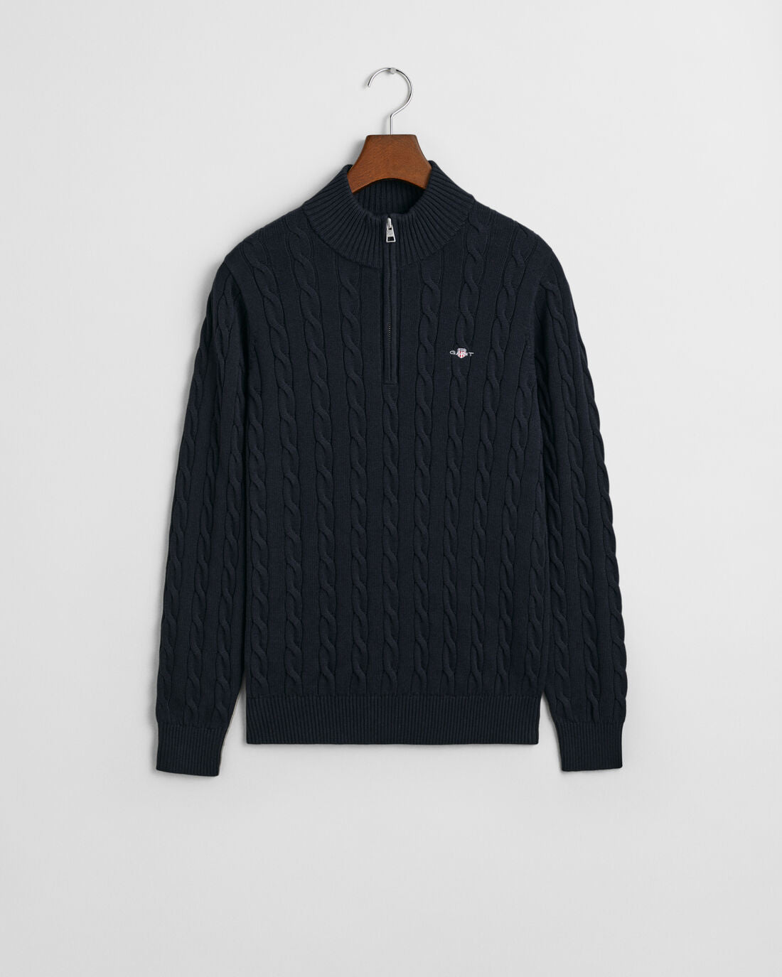 Cotton Cable Half Zip