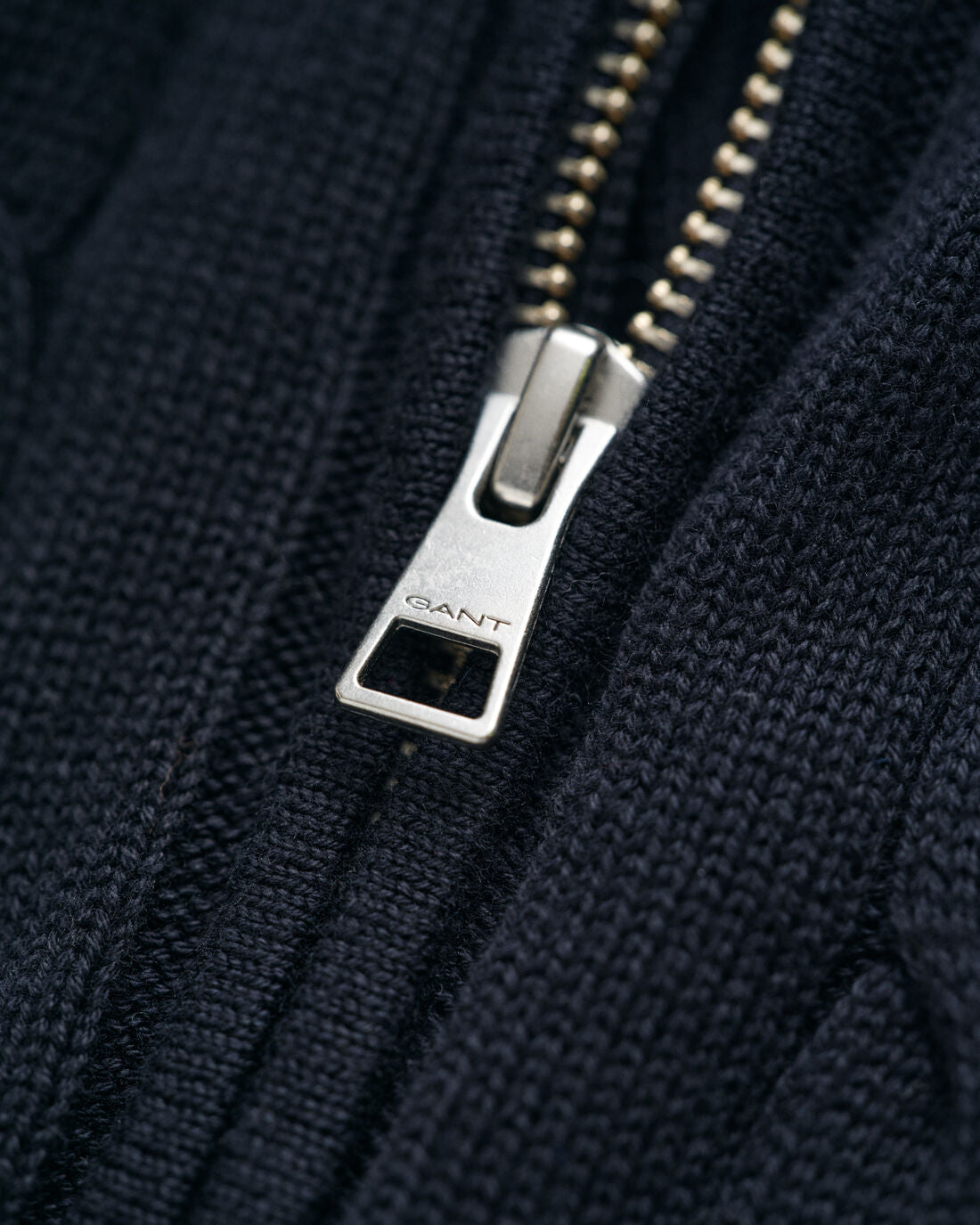 Cotton Cable Half Zip