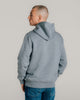 GREY MELANGE, Shield Hoodie, BACK-VIEW BY GANT AU.