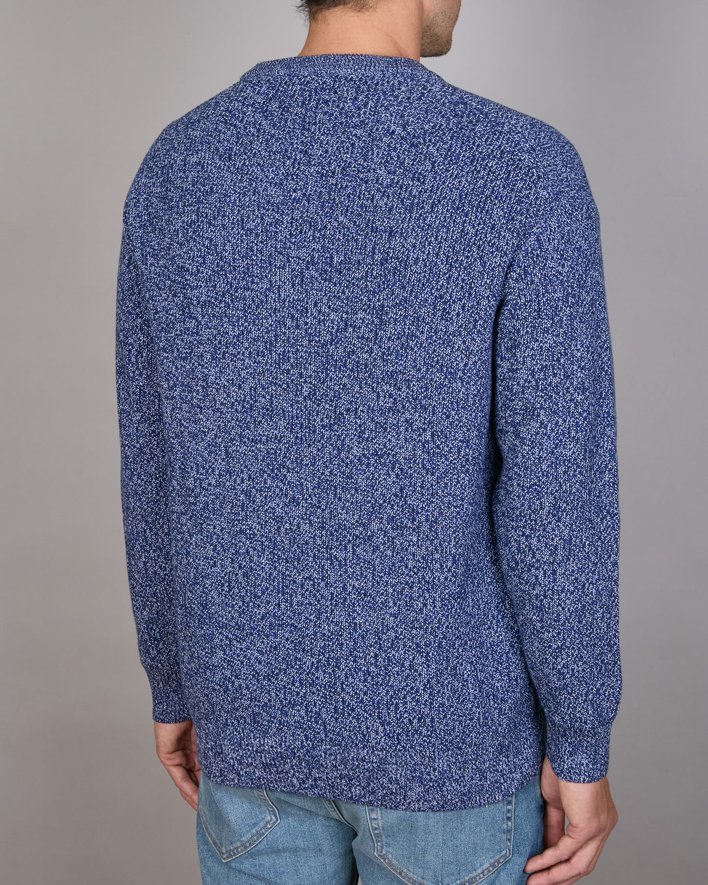 Twisted Yarn Crew Neck Sweater