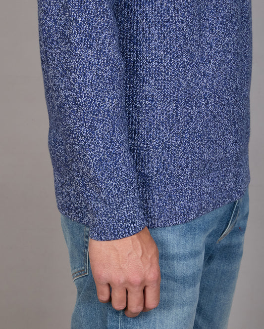 Twisted Yarn Crew Neck Sweater