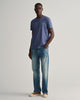 DK JEANSBLUE MELANGE, ORIGINAL SS T-SHIRT BY GANT AU.