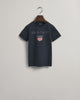 EVENING BLUE, D1. GANT SHIELD SS T-SHIRT BY GANT AU.